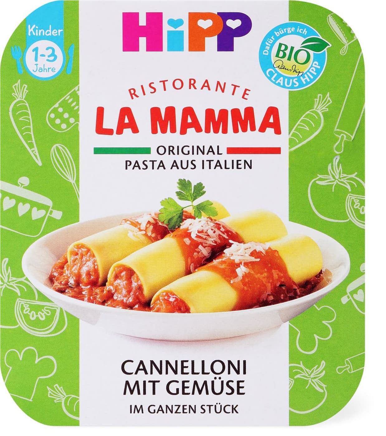 Hipp Bio Cannelloni Alle Verdure 250 G