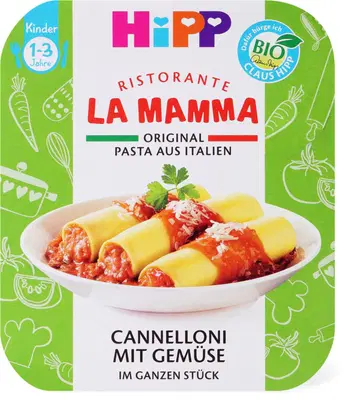 HIPP BIO CANNELLONI ALLE VERDURE 250 G HIPP BIO CANNELLONI ALLE VERDURE 250 G