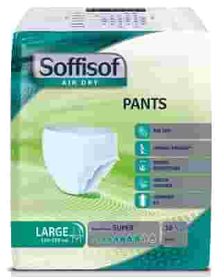 PANNOLONE SOFFISOF AIR DRY PANTS SUPER LARGE 10 PEZZI