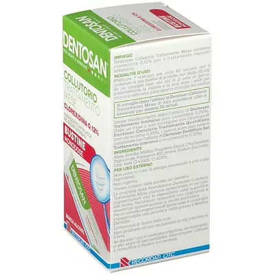 DENTOSAN COLLUTORIO MONODOSE TRATTAMENTO MENSILE 0,12% 15 BUSTINE DA 10 ML DENTOSAN COLLUTORIO MONODOSE TRATTAMENTO MENSILE 0,12% 15 BUSTINE DA 10 ML