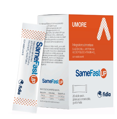 Samefast Up 20 Stick Pack Granulato Orosolubile Gusto Ananas