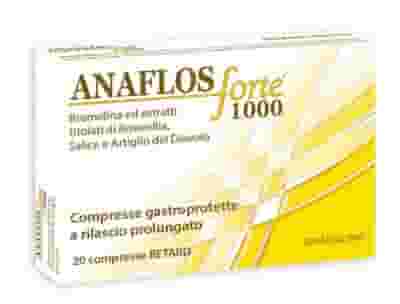 ANAFLOS FORTE 20 COMPRESSE 1000 MG SENZA GLUTINE NATURALMENTE PRIVO DI LATTOSIO