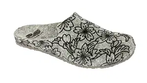 LAYE PRINTED FLORAL FELT WOMENS GREY 38 BIOPRINT MATERIALE TOMAIA FELTRO FODERA TOMAIA SFODERATO SOTTOPIEDE FELTRO SUOLA EVA CALZATA F 1 PAIO AW17 LAYE PRINTED FLORAL FELT WOMENS GREY 38 BIOPRINT MATERIALE TOMAIA FELTRO FODERA TOMAIA SFODERATO SOTTOPIEDE FELTRO SUOLA EVA CALZATA F 1 PAIO AW17