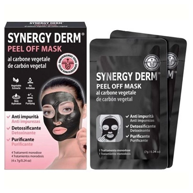 Synergy Derm Peel Off Mask 4 Trattamenti Monodose 7 G