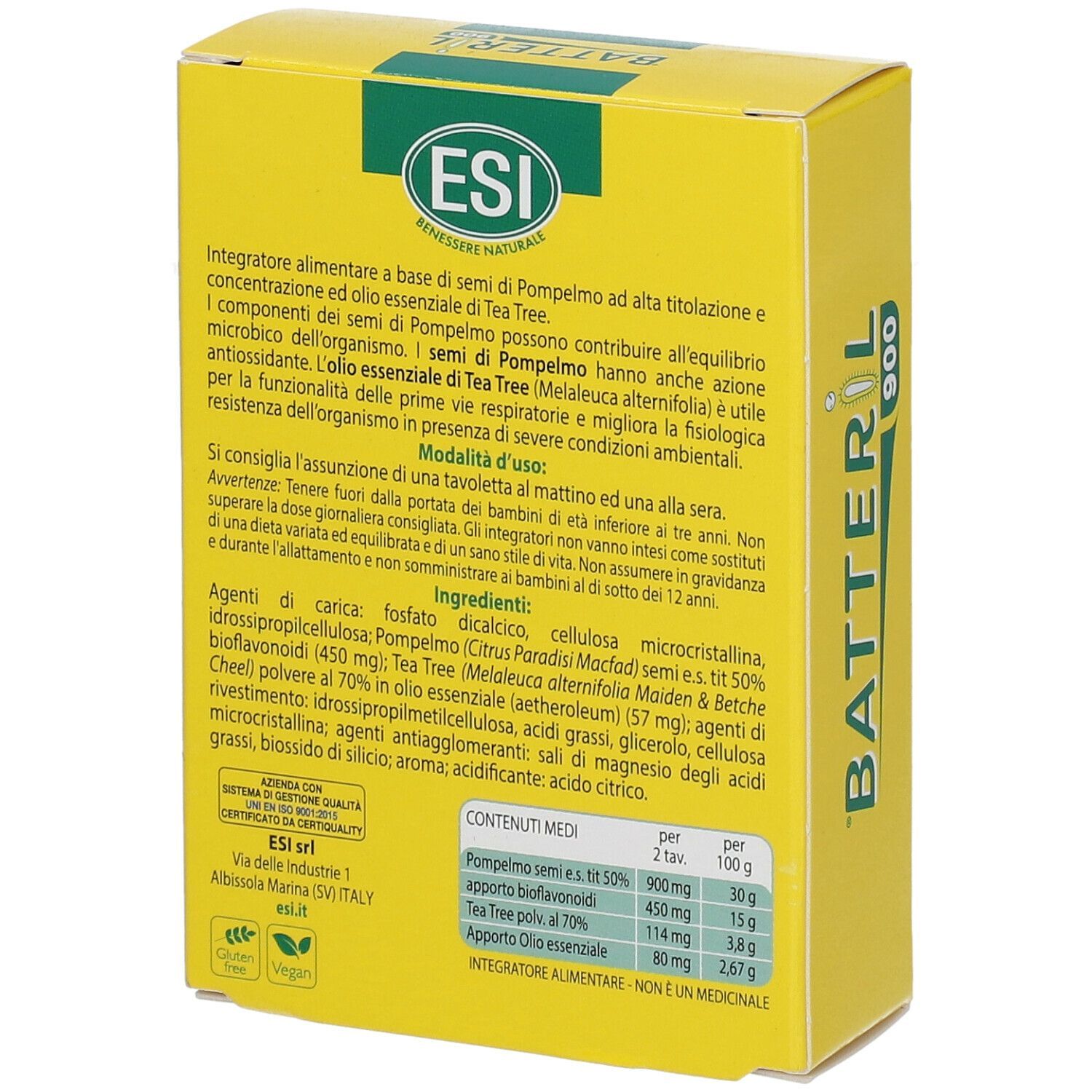 ESI BATTERIL 900 30 TAVOLETTE