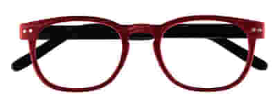 OCCHIALE DA LETTURA PREMONTATO PRONTOLEGGO WENGE' ROSSO +2,50