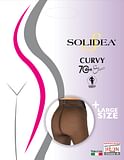 CURVY 70 SHEER COLLANT CAMEL 4L-XL