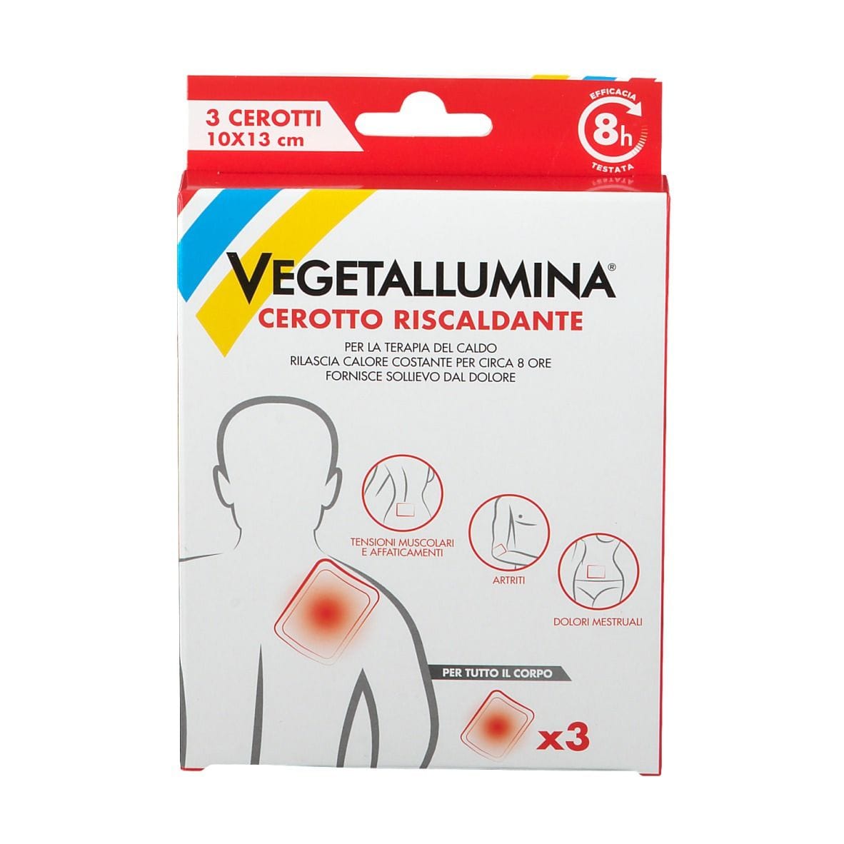 VEGETALLUMINA CEROTTO RISCALDANTE 3 PEZZI