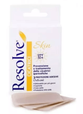 RESOLVE CICATRICI SKIN SPF 50+ 3 PROTEZIONI DA 7X5 CM