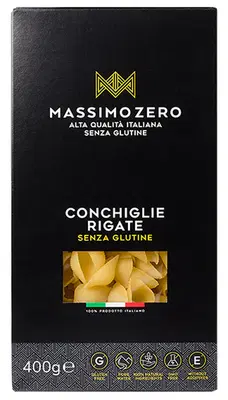 MASSIMO ZERO CONCHIGLIE RIGATE 400 G MASSIMO ZERO CONCHIGLIE RIGATE 400 G