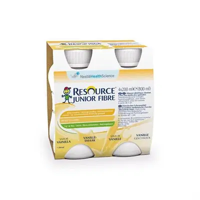 RESOURCE JUNIOR FIBRE VANIGLIA 200 ML 4 PEZZI RESOURCE JUNIOR FIBRE VANIGLIA 200 ML 4 PEZZI