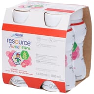 RESOURCE JUNIOR FIBRE FRAGOLA 200 ML 4 PEZZI