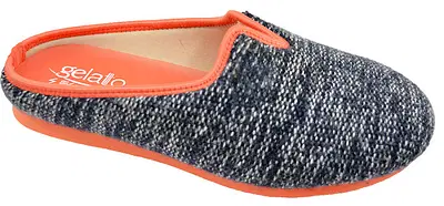 CALZATURA DA CASA GELATO SOFT CON PLANTARE IN GEL MELANGE/LIGHT BLUE 35/36 1 PAIO CALZATURA DA CASA GELATO SOFT CON PLANTARE IN GEL MELANGE/LIGHT BLUE 35/36 1 PAIO