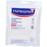 HANSAPLAST GARZA COMPRESSA 10 X 10 CM 10 PEZZI