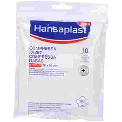 HANSAPLAST GARZA COMPRESSA 10 X 10 CM 10 PEZZI