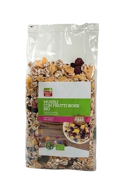 Muesli Frutti Rossi Bio 375 G