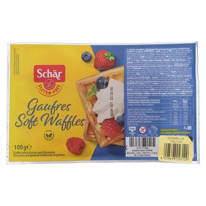 Schar Gaufre Soft Waffles 100 G