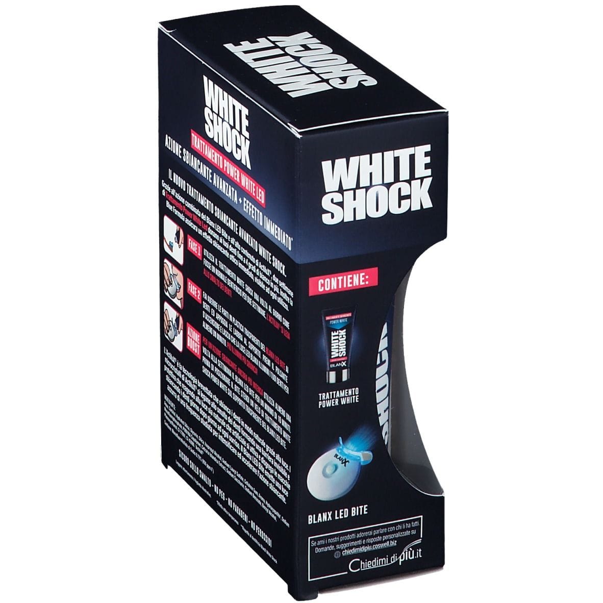 BLANX WHITE SHOCK TRATTAMENTO SBIANCANTE POWER WHITE 30 ML + LED BITE