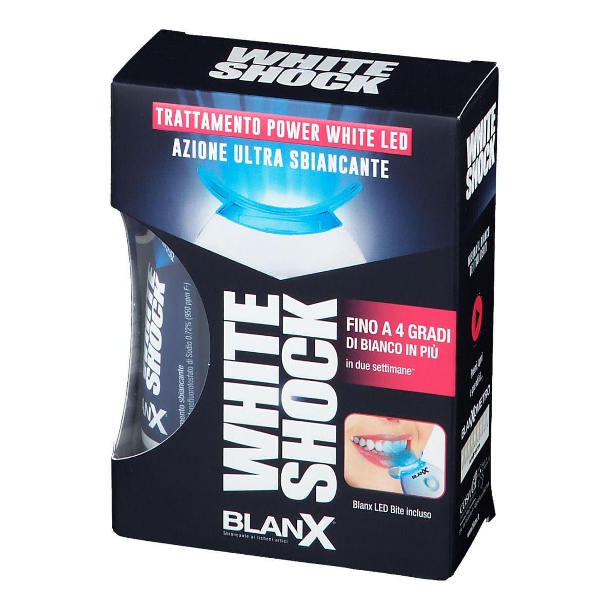 BLANX WHITE SHOCK TRATTAMENTO SBIANCANTE POWER WHITE 30 ML + LED BITE