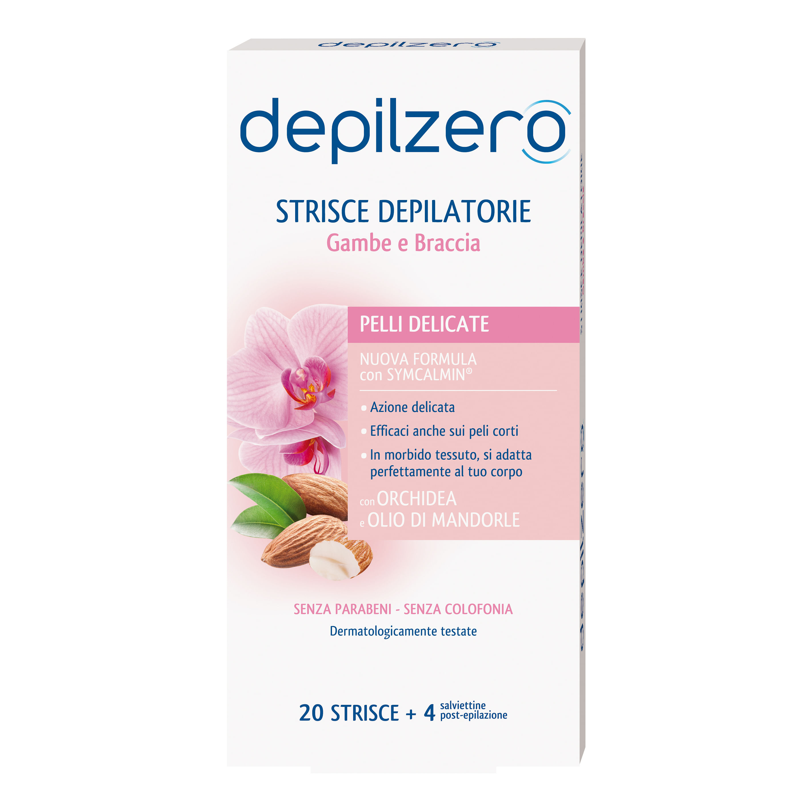 Depilzero Strisce Gambe Braccia 20 Pezzi