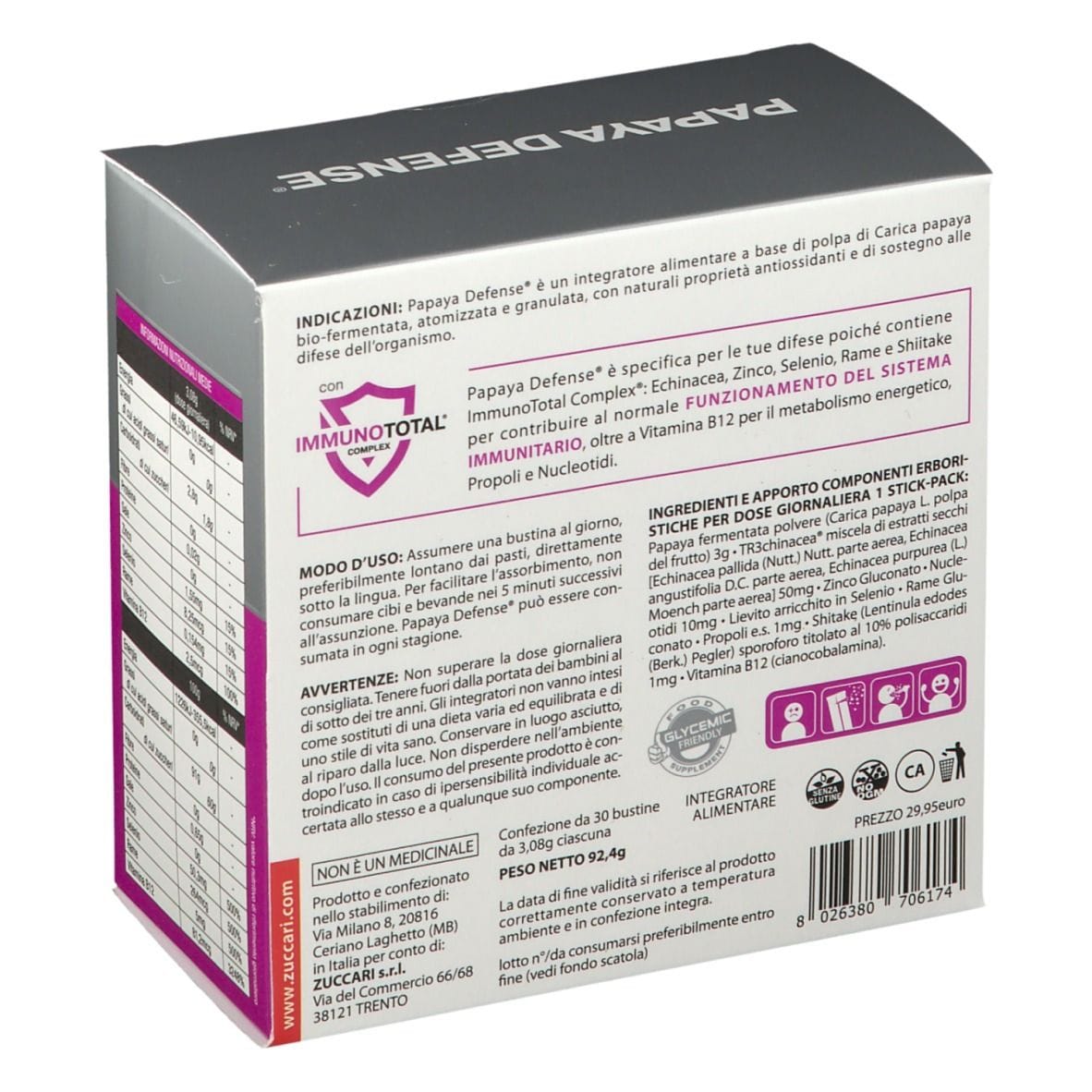 PAPAYA DEFENSE 30 STICK