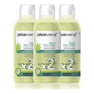 ALOEVERA2 SUCCO PURO ALOE 3 PEZZI DA 1 LITRO