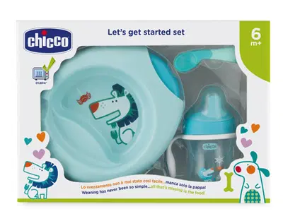 CHICCO SET PAPPA 6 MESI+ AZZURRO CHICCO SET PAPPA 6 MESI+ AZZURRO