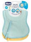 CHICCO BAVAGLINE 0M+ 2PZ AZZURRO