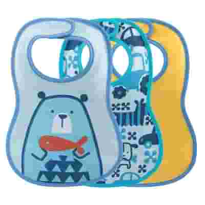 CHICCO BAVAGLINO PAPPA 6M 3 PEZZI BOY