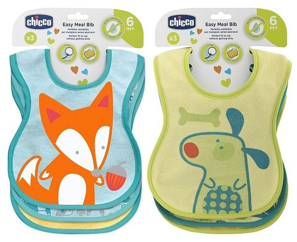 Chicco Bavagline Pappa 6 M+ 3 Pz Neutre