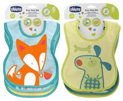 CHICCO BAVAGLINE PAPPA 6M+ 3PZ NEUTRE CHICCO BAVAGLINE PAPPA 6M+ 3PZ NEUTRE