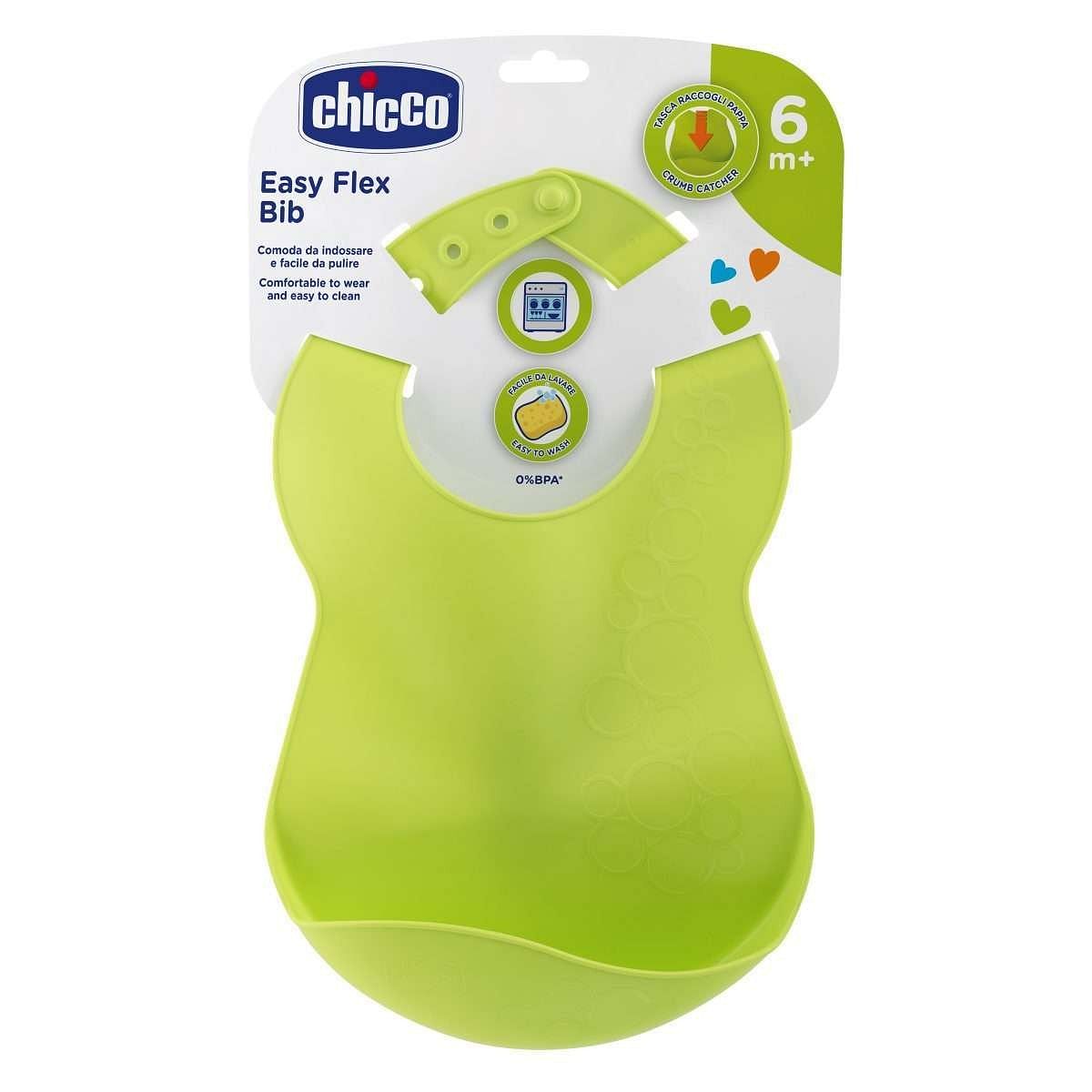 Chicco Bavaglina Rigida 6 M+ Verde