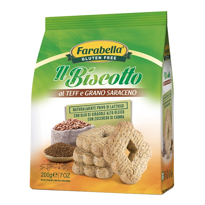 Farabella Il Biscotto Al Teff E Grano Saraceno 200 G