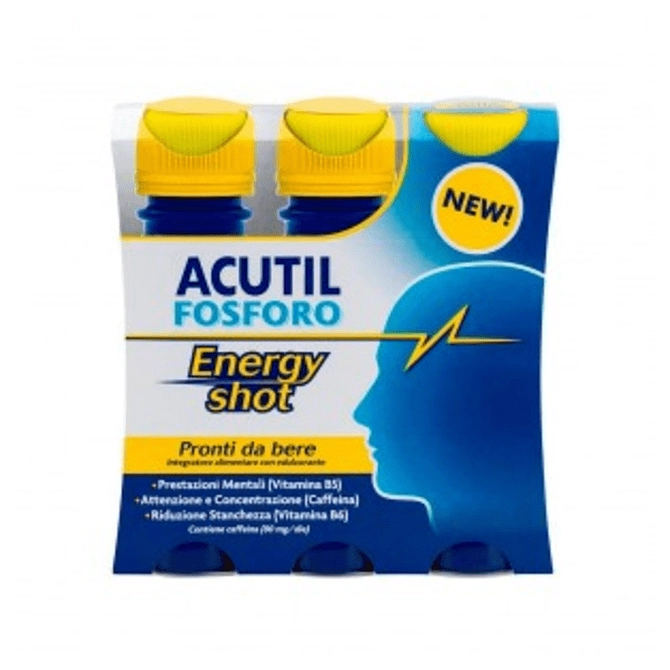 Acutil Fosforo Energy Shot 3 X 60 Ml