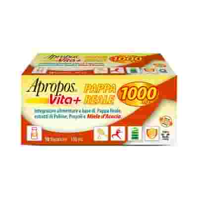 APROPOS VITA+ PAPPA REALE 1000MG 10 FLACONCINI DA 10 ML