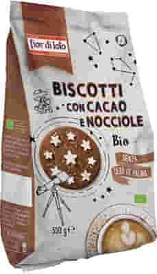 BISCOTTI CON CACAO E NOCCIOLE 350 G