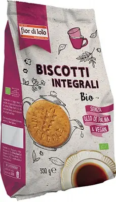 BISCOTTI INTEGRALI 350 G BISCOTTI INTEGRALI 350 G