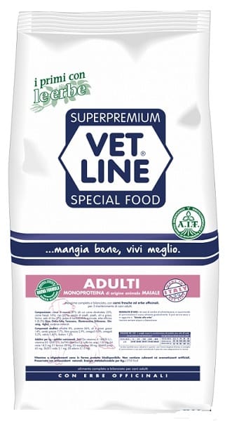 VET LINE ADULTI MAIALE 3 KG