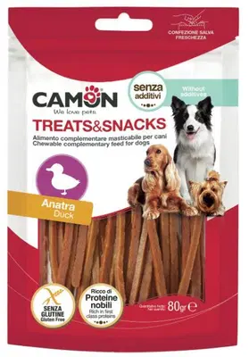 TREAT&SNACKS STRIPS ANATRA 80 G TREAT&SNACKS STRIPS ANATRA 80 G