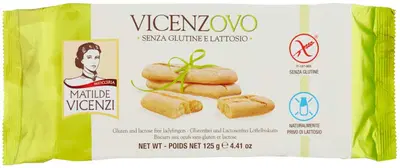 VICENZOVO SAVOIARDI 125 G SENZA GLUTINE VICENZOVO SAVOIARDI 125 G SENZA GLUTINE