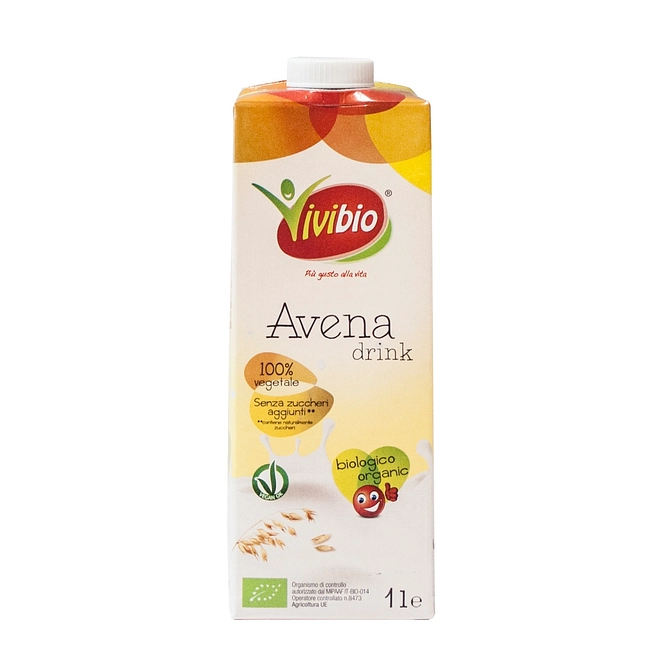 Vivibio Bevanda Avena Drink Senza Glutine Bio 1 Litro