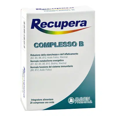 RECUPERA COMPLESSO B 20 COMPRESSE RECUPERA COMPLESSO B 20 COMPRESSE