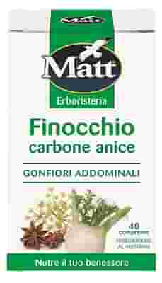 MATT ERBORISTERIA FINOCCHIO CARBONE ANICE 40 COMPRESSE