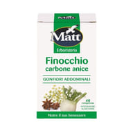 MATT ERBORISTERIA FINOCCHIO CARBONE ANICE 40 COMPRESSE