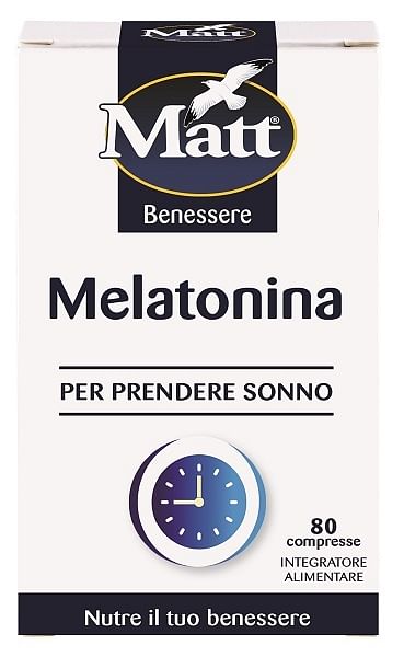 Matt Benessere Melatonina 80 Compresse