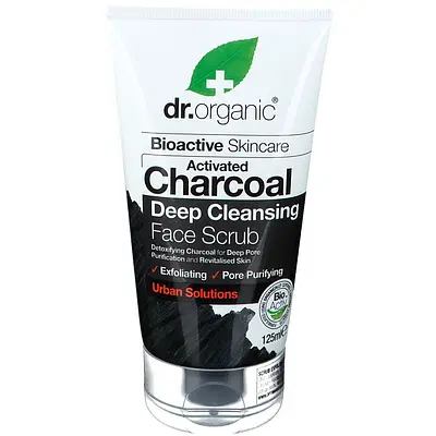 DR ORGANIC CHARCOAL CARBONE ATTIVO FACE SCRUB SCRUB VISO 125 ML DR ORGANIC CHARCOAL CARBONE ATTIVO FACE SCRUB SCRUB VISO 125 ML