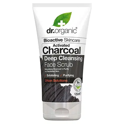 DR ORGANIC CHARCOAL CARBONE ATTIVO FACE SCRUB SCRUB VISO 125 ML DR ORGANIC CHARCOAL CARBONE ATTIVO FACE SCRUB SCRUB VISO 125 ML