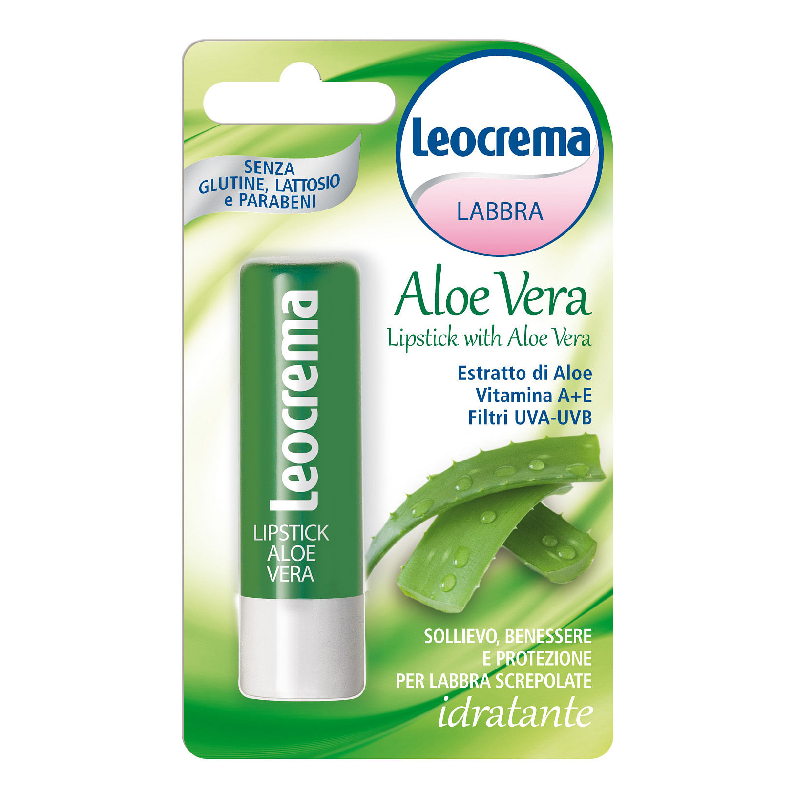 Leocrema Labbra Lipstick Aloe Vera