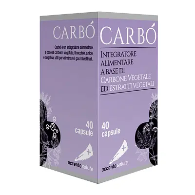 ACCENTO SALUTE CARBO' 40 CAPSULE ACCENTO SALUTE CARBO' 40 CAPSULE