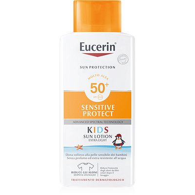 EUCERIN SUN PROTECTION SPF 50+ SENSITIVE PROTECT KIDS SUN LOTION EXTRA LIGHT 400 ML